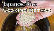Japanese RICE | How to Cook Rice in a Rice Cooker