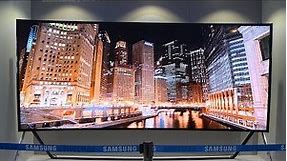 Samsung 105" UHD Bendable TV in the Wild