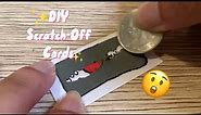 How to make Scratch off Cards at home | DIY Scratch Off