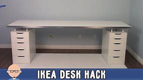 New Home Office Ikea Desk Hack