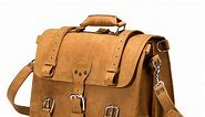 Large Classic Leather Briefcase