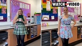 'Inappropriate': Teacher's work outfits blasted