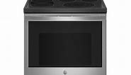 GE Profile™ 30" Smart  Free-Standing Electric Convection Fingerprint Resistant Range with No Preheat Air Fry|^|PB935YPFS