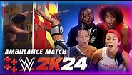 WWE 2K24 FIRST LOOK — Ambulance Match