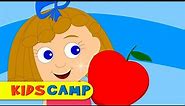 An Apple a Day | Popular Nursery Rhymes by KidsCamp
