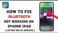 Fix Bluetooth Not Working On iPhone After IOS 16 Update -Fix Blutooth Not Connecting/Spinning Issue