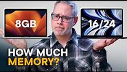 8GB vs 16GB vs 24GB for M2 Mac — The TRUTH about RAM!