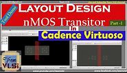 Layout design of nMOS transistor from scratch in Cadence Virtuoso | Part-1