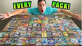 Opening EVERY Pack of Pokemon Cards!