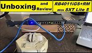 Unboxing and Review Mikrotik RB4011iGS+RM with SXT Lite5 #Mikrotik #RB4011iGS #onlineindia #SXTlite5