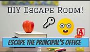 DIY Escape Room - Escape The Principal's Office - Conway Springs Custom Game And Puzzles