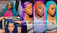 LACE FRONT WIG INSTALLATION COMPILATION 2022 💙💖🟪
