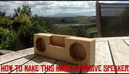 🔴How to make a wooden passive speaker 🔴004🔴