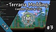 Terraria Modding Tutorial || #3 - Custom Block & Tile