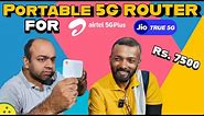 5G Pocket Wi-Fi Router for Airtel or Jio 5G - ZTE F50 Demo