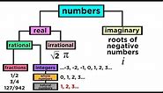 What are the Types of Numbers? Real vs. Imaginary, Rational vs. Irrational