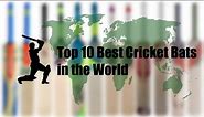 Top 10 Best Cricket Bats - Professional Bat with Specifications