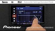 How To - AVH-X2800BS - Subwoofer Settings Standard Mode