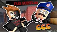 Guest 666 (scary story in Roblox) all series