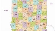 Indiana County Zip Codes Map