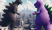 Godzilla vs Barney