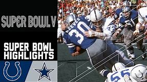 Super Bowl V Recap: Colts vs. Cowboys | NFL
