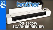 Brother DS-940DW Portable Scanner Review + How To Use