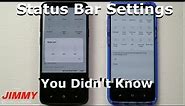 Galaxy S9/S9+ CUSTOMIZE | Status Bar Settings