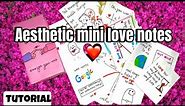 Aesthetic mini love notes|mini cards| love cards|perfect gift to express your love to your loved one