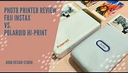 Polaroid Hi-Print Pocket Photo Printer vs Fuji Instax Portable Printer | Mini Photo Printer Review