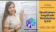 L 30 | Quadrature Amplitude Modulation QAM | Analog Comunication | Principles of Communication |GATE