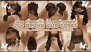 20+ Brown Hair Codes🤎. | Roblox berry avenue , bloxburg , brookhaven etc.