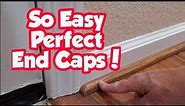 How to Cut Perfect Quarter Round Molding End Caps - The Easy Way!