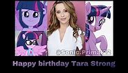 Tara Strong as Twilight Sparkle compilation (Happy Birthday Tara Strong)