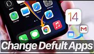 How to change the default browser & Email Apps on iPhone & iPad iOS 14