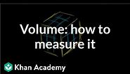 Volume intro: how we measure volume