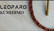 Leopard Print Kumihimo Bracelet Tutorial / How To Make A Kumihimo Braid