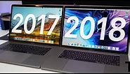 MacBook Pro Top Spec Benchmark Comparison - 2017 vs 2018