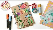 Easy SMASH BOOK DIY - How to make a Journal Tutorial - Scrapbooking - DIY Art Books