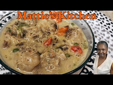 Old Fashion Chicken and Dumplings from Scratch | Easy Chicken and Dumpling Recipe | Mattie’s Kitchen