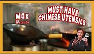 MUST HAVE Chinese cooking tools, wok utensils and equipment for delicious Chinese cuisine!