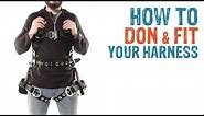 How To Don and Properly Fit A Full Body Harness - GME Supply