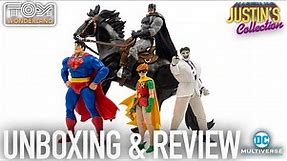 Batman, Superman, Robin & Joker The Dark Knight Returns DC Multiverse Unboxing & Review