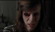 The Walking Dead - Carl shows Negan his eye.