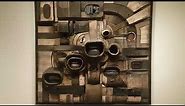 Honolulu Museum of Art Welded Steel and Canvas by American Artist Lee Bontecou