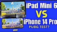 iPad Mini 6 Vs iPhone 14 Pro Max Pubg Test 2023 | Iphone 14 Pro Max Vs ipad mini 6 |PUBG| IBTech99🔥