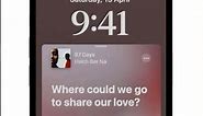 iOS 17 | Lyrics on Lockscreen | Apple #shorts