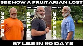 "Fruitarian Weight Loss Transformation: How I Lost 57lbs Naturally | Fruit-Base Diet Success Story!"