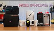This is the ROG Phone 6 + ALL accessories!