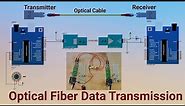 Optical Fiber Communication with Arduino | Arduino-Powered Data Transmission with Fiber Optics